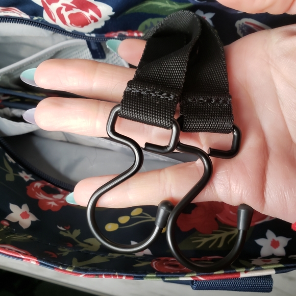 Jujube Encore Tote Midnight Posy NEW Diaper Bag Insulated Changing Pad Straps - Picture 10 of 14